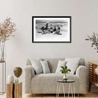 Scene in Varadero beach, Varadero, Cuba Classic, Antique Poster