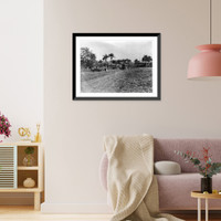 Entradas y salidas de carretas de ca&ntilde;a Sugar cane carts coming and going.C.D. Fredricks y Daries, Calle de la Habana, no. 108. Classic, Historic Reproduction