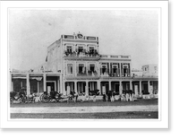 Hotel del Tel&eacute;grafo.C.D. Fredricks y Daries, Calle de la Habana, no. 108, Vintage Print