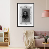 Historic Framed Print, [Hugh O'Neill, Earl of Tyrone, half-length portrait, facing right],  17-7/8" x 21-7/8"