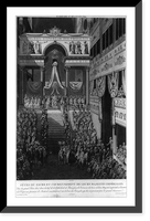 F&ecirc;tes du sacre et couronnement de leurs majest&eacute;s imp&eacute;riales.Le Coeur, del. et sc, Vintage Poster