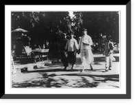 Girls of the new generation without bound feet in Central Park, Peking, China, Antique Wall Art