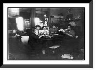 Making neckties in the kitchen of Mrs. Rothenberg, 170 Allen St., N.Y., Room 15. Back of the camera was the little inner bed-room shown in photo 2876A in which the father works at his machine. Vi