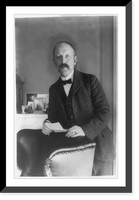Historic Framed Print, [William Woodville Rockhill, half-length portrait, standing, facing left],  17-7/8" x 21-7/8"