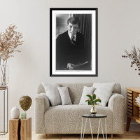 Richard A. Gephardt, Democratic Congressman from Missouri, half-length portrait, facing front, Vintage Poster