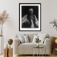 The Lord Bishop of Winchester.from life, registered photograph copyright Julia Margaret Cameron, Freshwater, Antique Poster