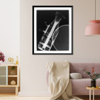 Historic Framed Print, [Rayograph],  17-7/8" x 21-7/8"