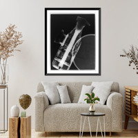 Historic Framed Print, [Rayograph],  17-7/8" x 21-7/8"