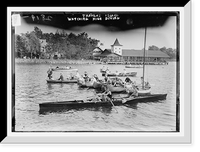 Historic Framed Print, Travers Isl. - watching high diving,  17-7/8" x 21-7/8"