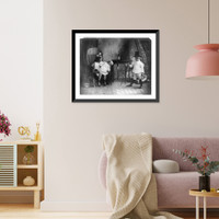 Historic Framed Print, A Very serious case,  17-7/8" x 21-7/8"
