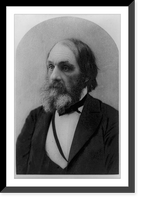 Historic Framed Print, [Edward Everett Hale, head-and-shoulders portrait, facing left],  17-7/8" x 21-7/8"