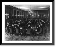 Historic Framed Print, British-Arab Conference in London, 1939 Feb.-March,  17-7/8" x 21-7/8"