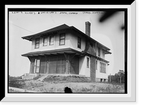 Historic Framed Print, Kline's son-in-law's home, Jamaica (Fred Schnell's),  17-7/8" x 21-7/8"