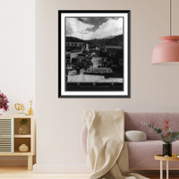 Ketchikan, Alaska, the first stop that tourists, sailing on the Alaska steamship line, make, Vintage Print