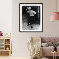 Historic Framed Print, On the element she is usually in,  17-7/8" x 21-7/8"