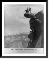 Historic Framed Print, Glacier Point, Yosemite Valley, Cal. - 3,  17-7/8" x 21-7/8"