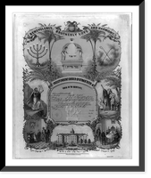 Independent Order of B'nai B'rith, this is to certify,..L. Kurz, Vintage Print