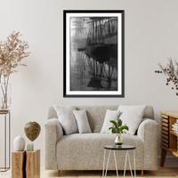 Historic Framed Print, [Spider-webs],  17-7/8" x 21-7/8"