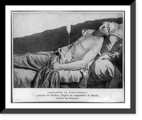 Lepelletier de Saint-Fargeau.gravure de Tardieu, d'apr&eacute;s la composition de David, Vintage Wall Art