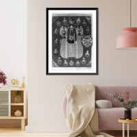 Chinese baseball team tour of the United States, 1913.Loo Tai Sing del, Vintage Wall Art