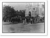 Religious services held in front of the church, St. Vladimir, Kiev, Russia, Historic Reproduction