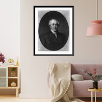 Eleazar Williams, missionary to Oneida and Iroquois Indians, head-and-shoulders portrait, facing front Classic, Historic Print
