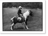 Historic Framed Print, [Archie Roosevelt on pony],  17-7/8" x 21-7/8"