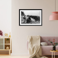 Famous S bridge, Alamogordo to Cloudcroft, New Mexico, Antique Poster