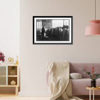 Historic Framed Print, Governor of Hong Kong reading Act of Annexing Kowloon,  17-7/8" x 21-7/8"