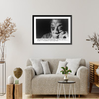James Baldwin, author of Just above my head..photo by Max Petrus. Classic, Vintage Print