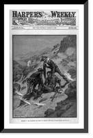 Soldiering in the Southwest. the rescue of Corporal Scott.Remington, Vintage Wall Art