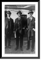 Group portrait, standing, left to right: Jose C. Delgado, Victoriano Huerta, Abraham F. Ratner, Vintage Wall Art