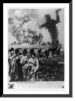 Historic Framed Print, Batyushka blagoslovlyaet. Na fronte,  17-7/8" x 21-7/8"