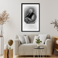 Historic Framed Print, Rt. Rev. Samuel Provoost, D.D., first bishop of New York,  17-7/8" x 21-7/8"