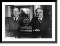 Historic Framed Print, Senate leaders to discuss political situation on air.Underwood & Underwood, Washington, D.C.,  17-7/8" x 21-7/8"
