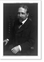 Historic Framed Print, [David Peck Todd, half-length portrait, seated, facing left],  17-7/8" x 21-7/8"