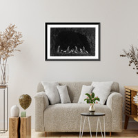 The Christmas Cave of Bethlehem, Mercy Hospital, Baltimore, Maryland, Historic Print