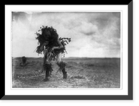 Yebichai, the beggar, Tonenili-Navajo Indian, dressed in spruce branches, Antique Poster