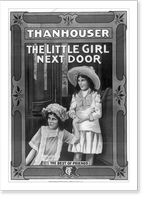 The Little girl next door the best of friends, Antique Poster