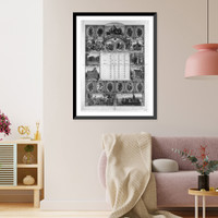 Historic Framed Print, Family record - 3,  17-7/8" x 21-7/8"