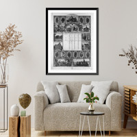 Historic Framed Print, Family record - 3,  17-7/8" x 21-7/8"