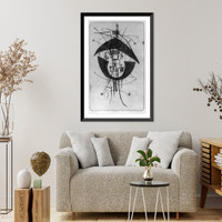 Historic Framed Print, Kachina.Gel&eacute;. - 2,  17-7/8" x 21-7/8"