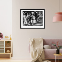 Historic Framed Print, [Summer afternoon].Mabel Dwight.,  17-7/8" x 21-7/8"