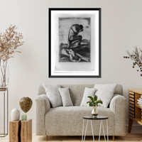 Historic Framed Print, [A crime].Eugene Higgins, imp.,  17-7/8" x 21-7/8"