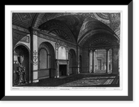 Inside view of the third drawing room at the Earl of Derby's house in Grosvenor Square.B. Pastorini, incidit ; Rt. Adam, architect, 1773, Vintage Wall Art