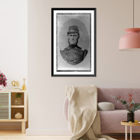 Historic Framed Print, Col. G. Van Houton, 21st N.J. Inf'y,  17-7/8" x 21-7/8"