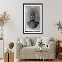 Historic Framed Print, Col. G. Van Houton, 21st N.J. Inf'y,  17-7/8" x 21-7/8"