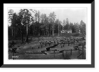 Attacking a trench. Trench attack in a training camp in the United States, Historic Print