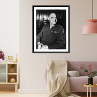Historic Framed Print, [Lucius D. Clay, Lieutenant-General, U.S. Army, half-length portrait, seated, facing right],  17-7/8" x 21-7/8"