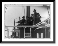 Historic Framed Print, [President William Taft on the ship Mayflower],  17-7/8" x 21-7/8"